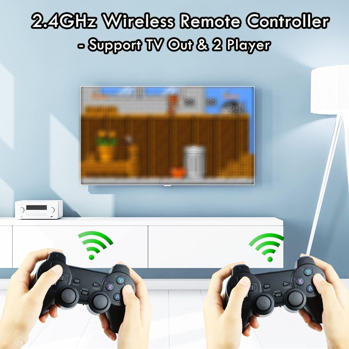 Console di Gioco Retrò Wireless - 64GB con Oltre 10.000 Giochi Classici